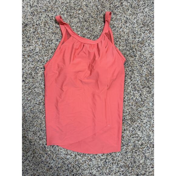 SUUKSESS Women Tummy Control Tankini Bathing Suit Ruffle High Waisted Tropical M - Picture 4 of 12